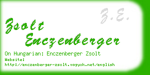 zsolt enczenberger business card